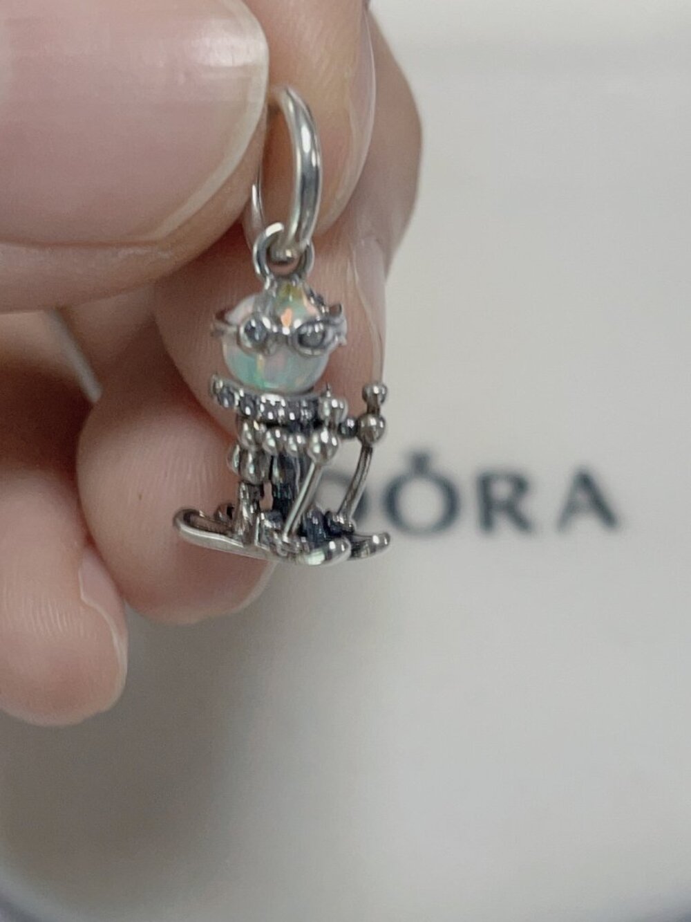 Pandora Skier Dangle Charm